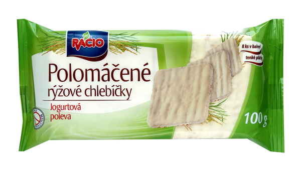 Racio Ryžové chlebíčky s jogurtovou polevou | Košík.sk